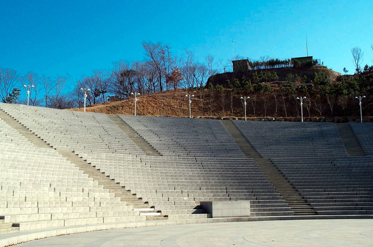 An ampitheatre in Yongsan University
