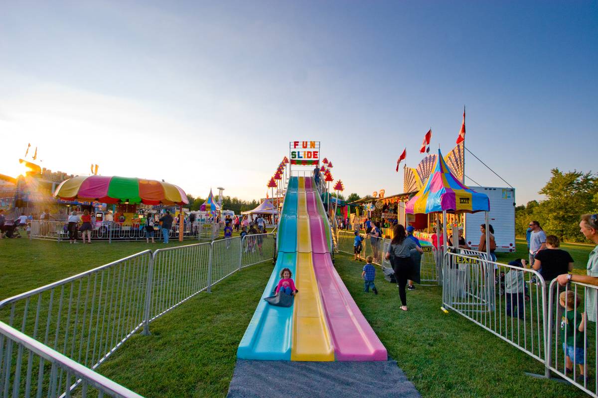 On the brighter and more colorful side of things, there is a fun slide for kids and adults alike – although I've seen many adults getting stuck midway.