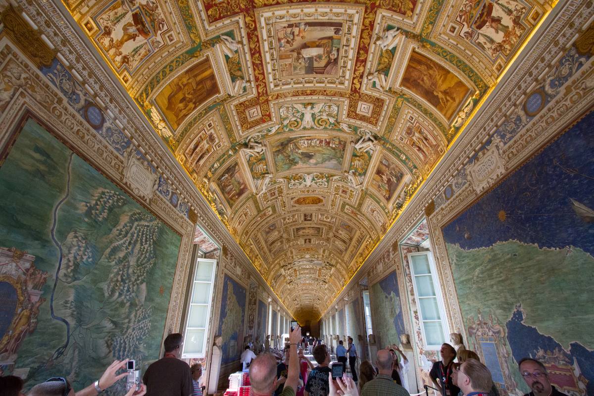 The Gallery of Maps that charts the entire Italian Peninsula in detail
