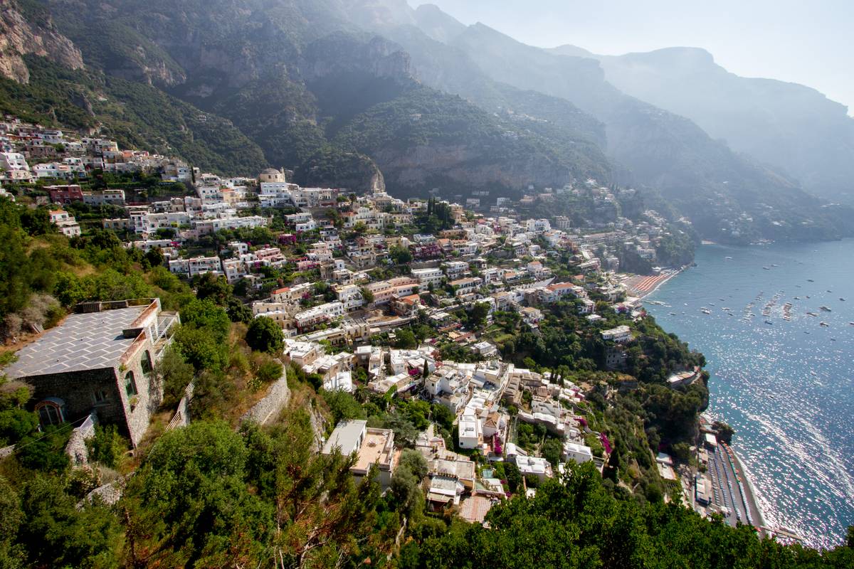 The town of Positano