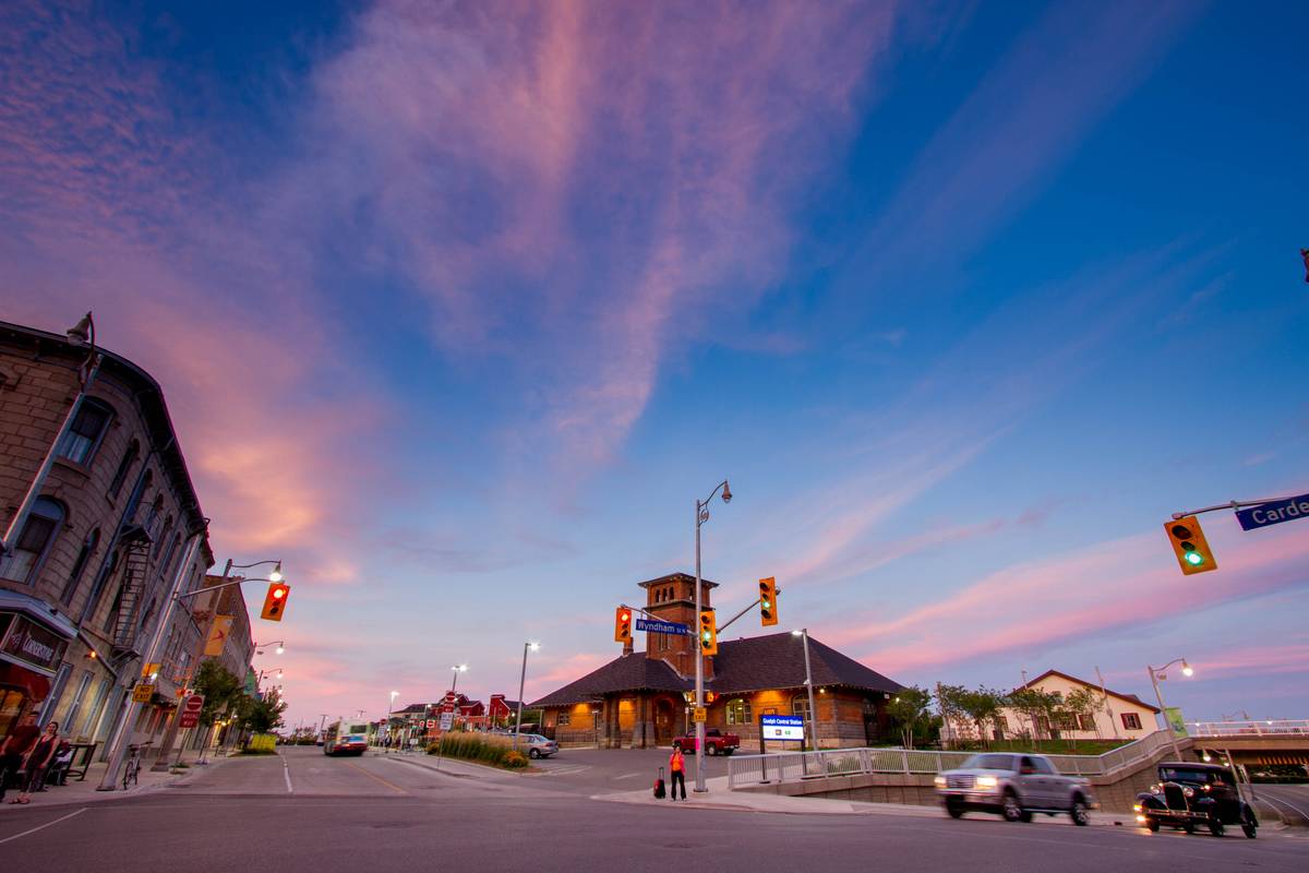 The Guelph Train Station on Carden Street