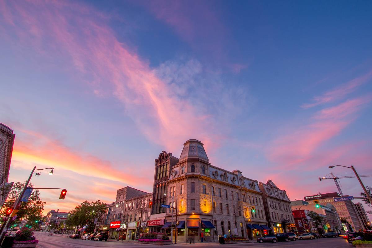 The Sovereign at the corner of Macdonnell and Wyndham