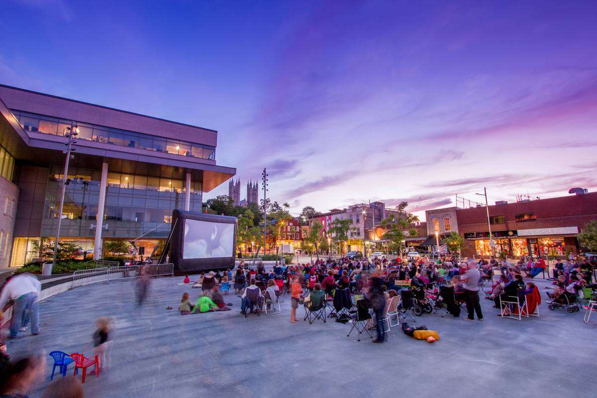 Movies in the Square – *How to Train Your Dragon* aired in the Market Square