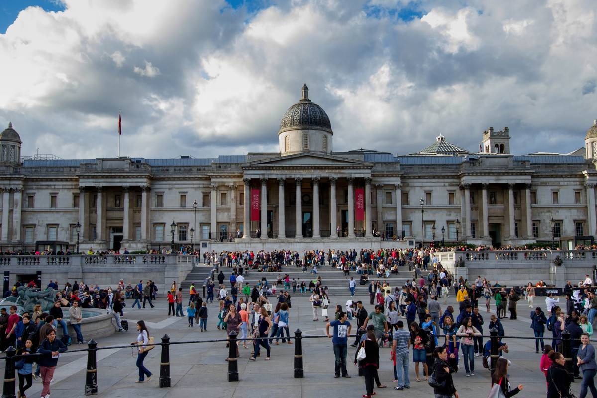 The National Gallery on Trafalgar Square