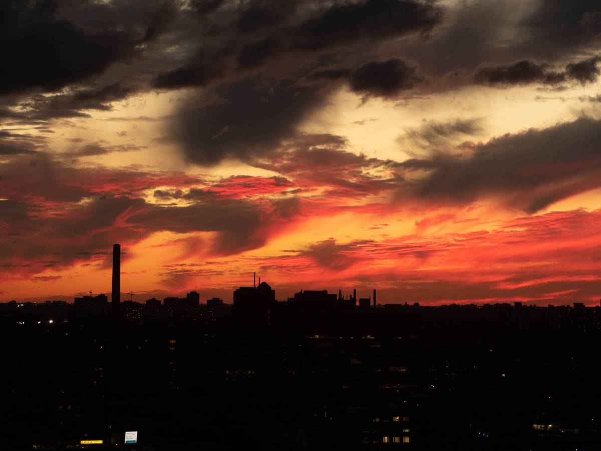 More dramatic sunsets mark the end of summer
