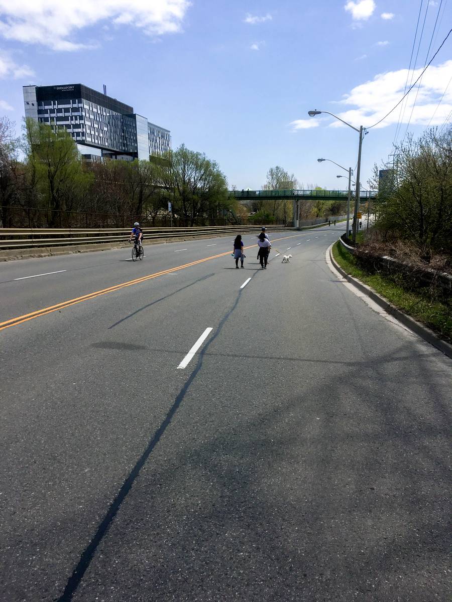 Bayview Ave. closed to motorized traffic