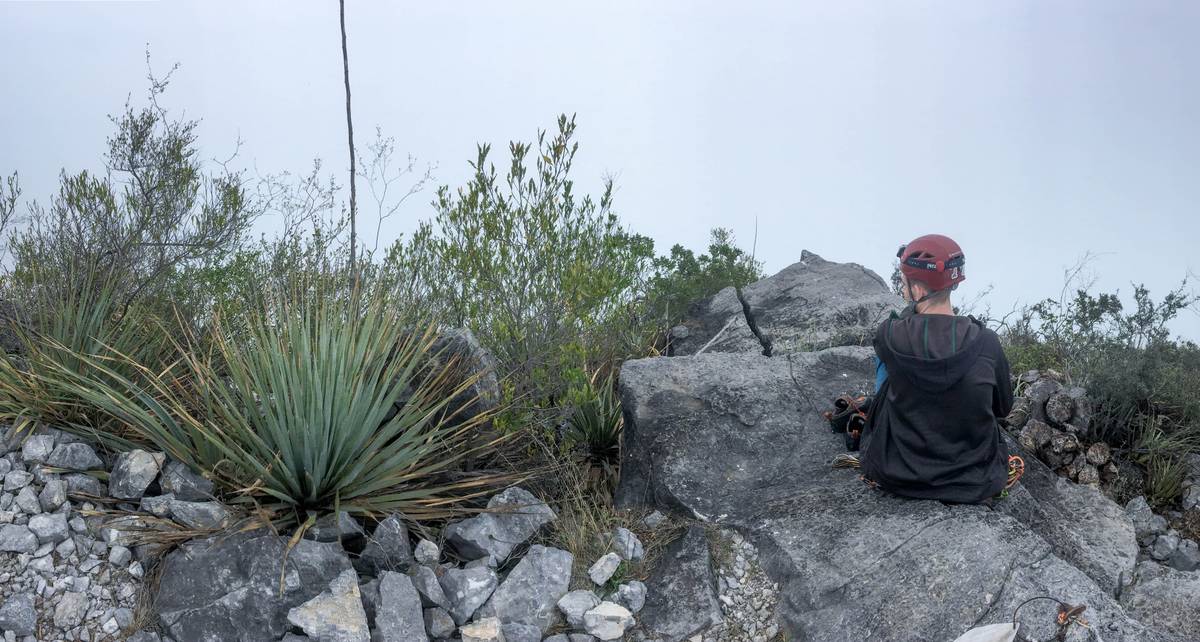 We climbed nine hours for this view