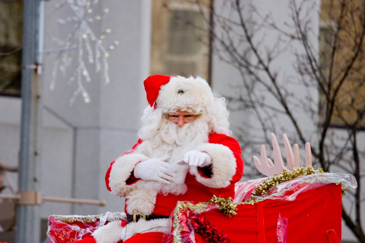 Santa, though, was special. He sits on a pedestal and gives Obama punches remotely.