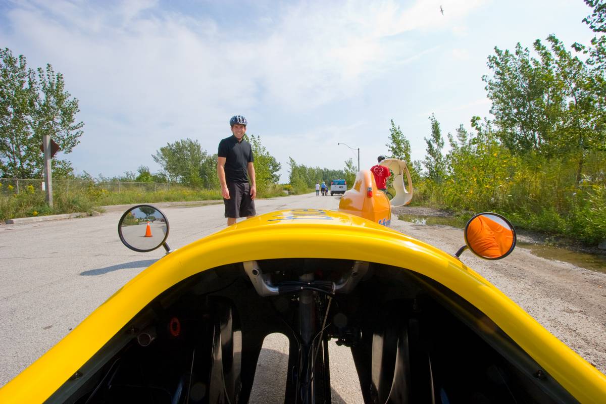 Side mirrors keep you informed about what's going on behind you