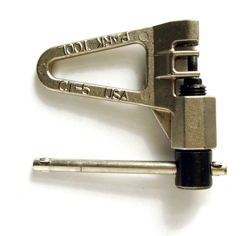 Chain tool. Technically, a rivet extractor