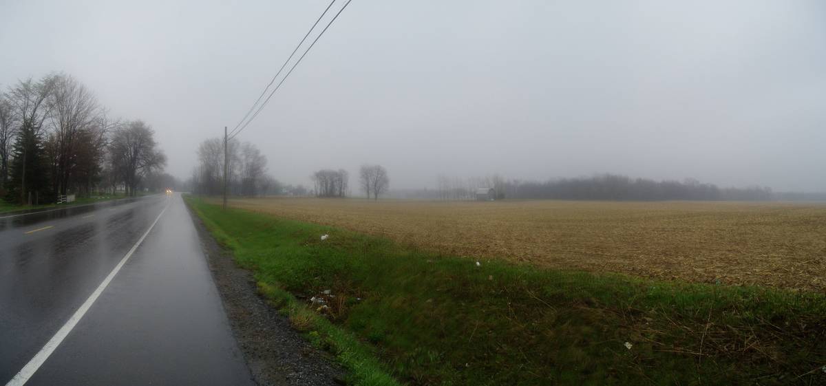 A wet, windy and cold jouney to Fort Erie