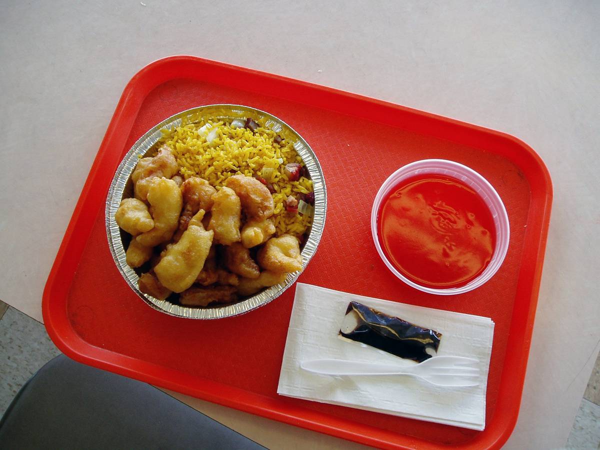 Tasty lunch for the empty stomach