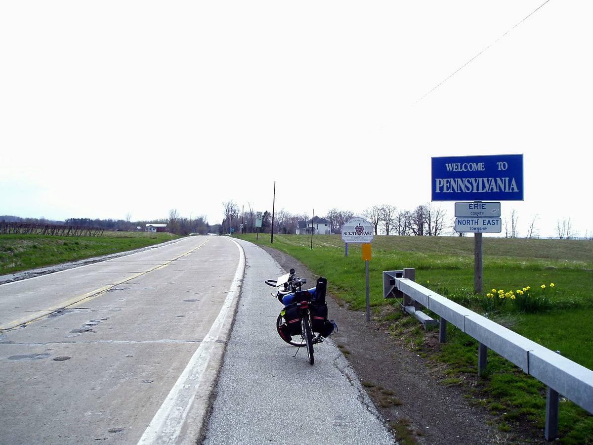 Crossing into Pennsylvannia