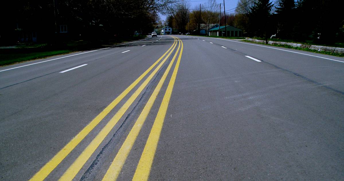 Double-double line? Pass illegally and be shot?