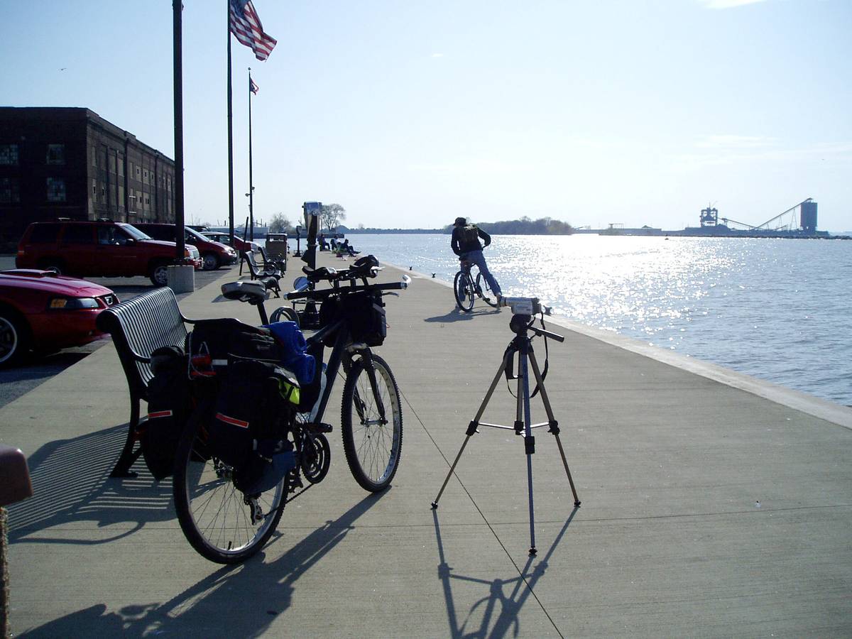 Waiting for a boat to Pelee Island, Ontario in Sandusky, Ohio