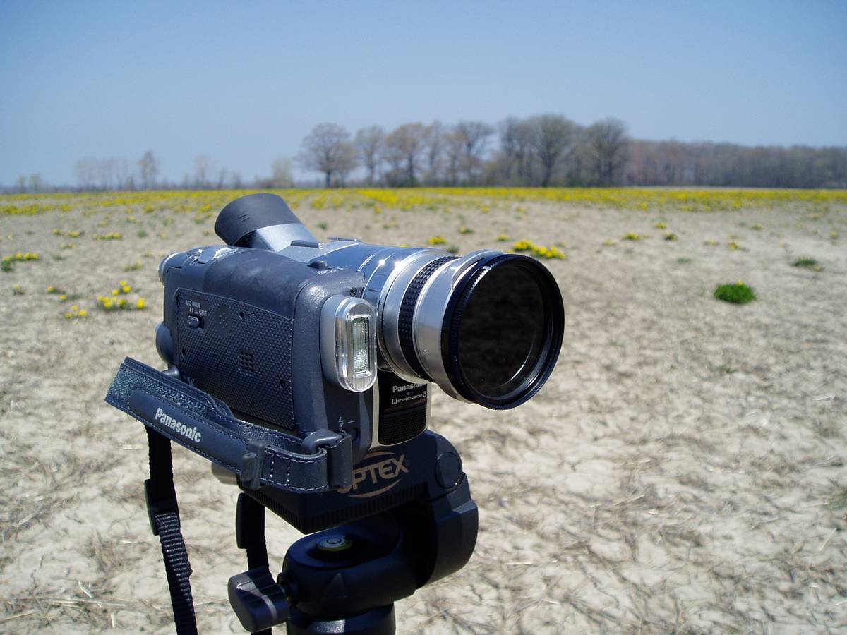 Shooting videos on Peele Island, Ontario