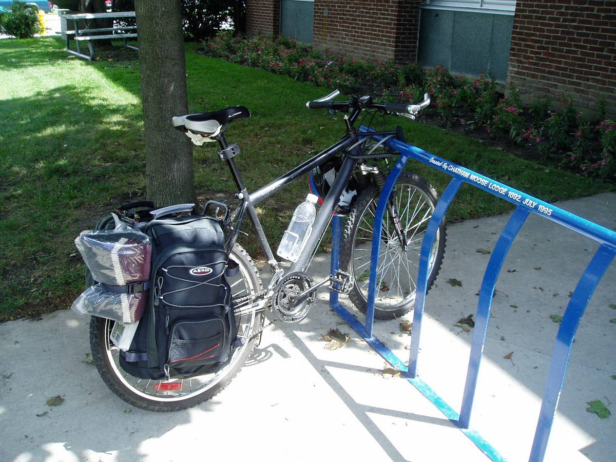 Backpack bike bags