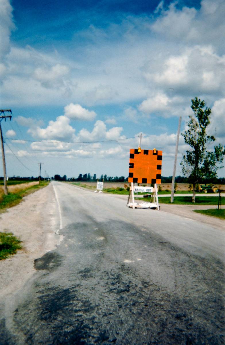 Detour at Tabolt Rd. North.