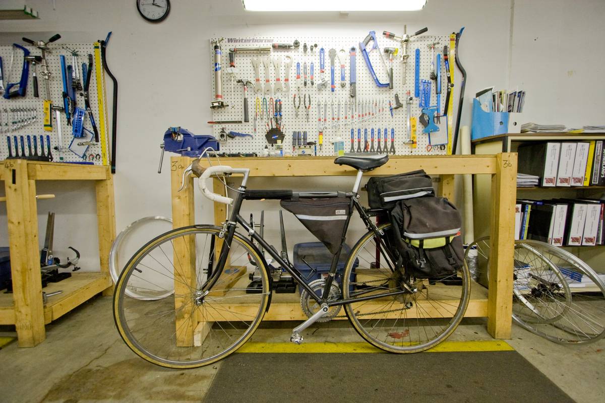 My bike at the follow up class