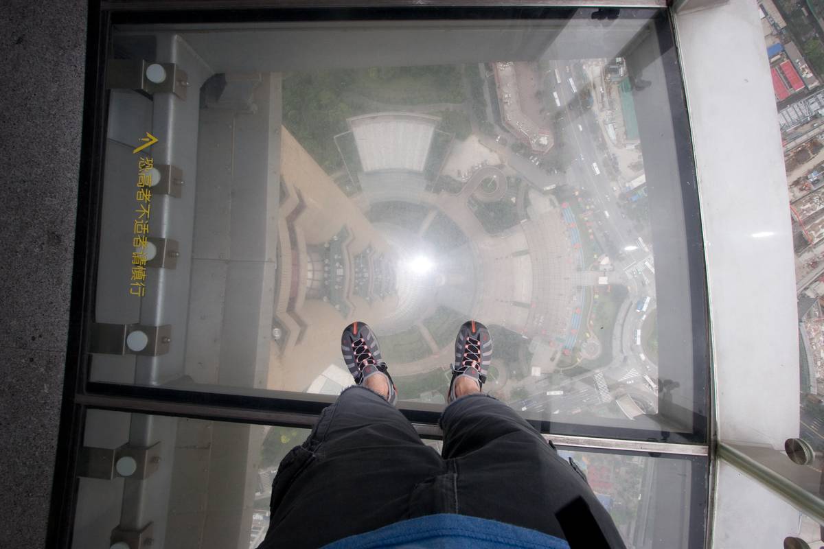 Oriental Pearl Tower glass floor