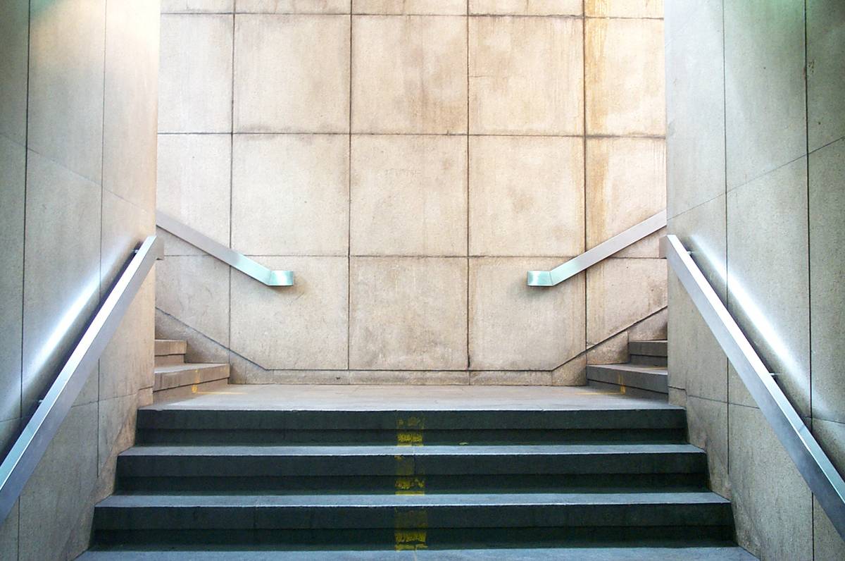 A subway exit