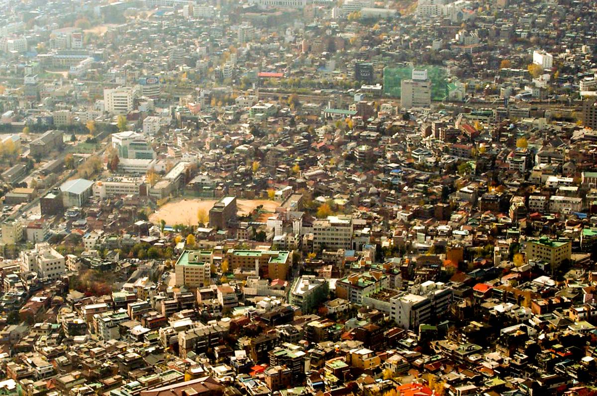 View of Seoul from N Seoul Tower
