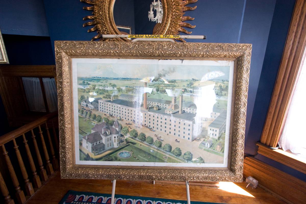 George Sleeman's brewery, the Silver Creek Brewery, built across the Sleeman House on Waterloo Ave. The brewery was later demolished to make way for the Hanlon Expressway.